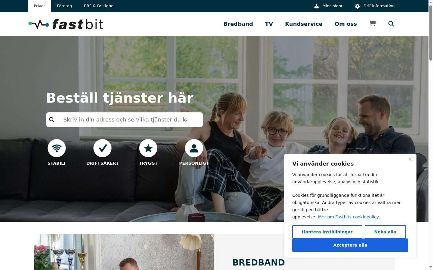 Ekraanipilt nõusolekubännerist, mida näidati enne mis tahes suhtlust