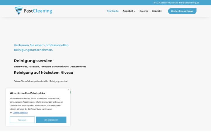 Screenshot of fastcleaning.de