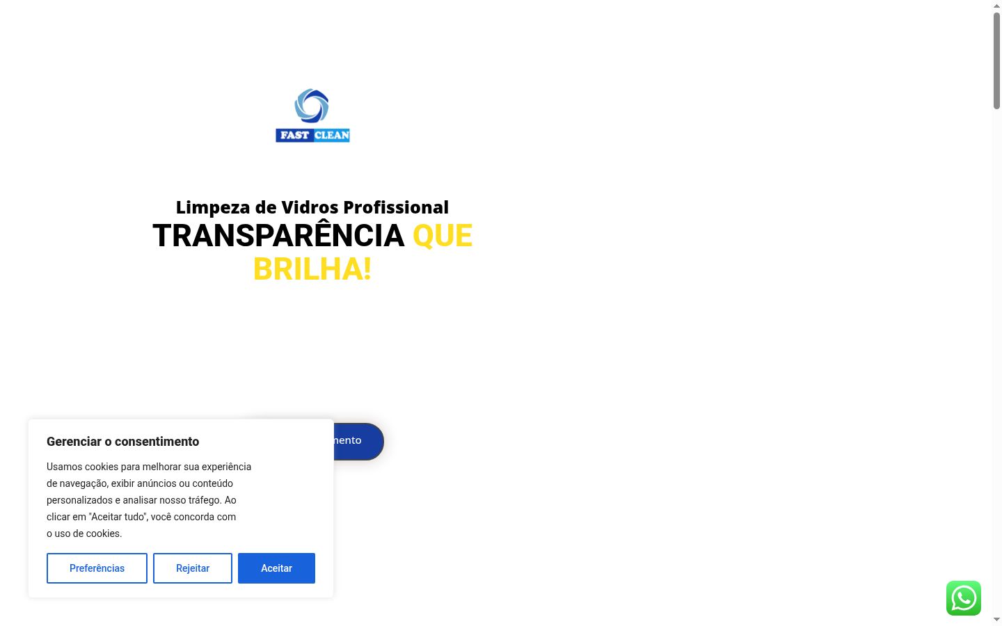 Képernyőkép a bármilyen interakció előtt megjelenő hozzájárulási bannerről