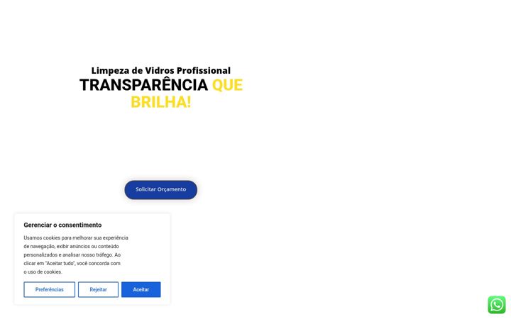 Screenshot of fastcleanvidros.com.br