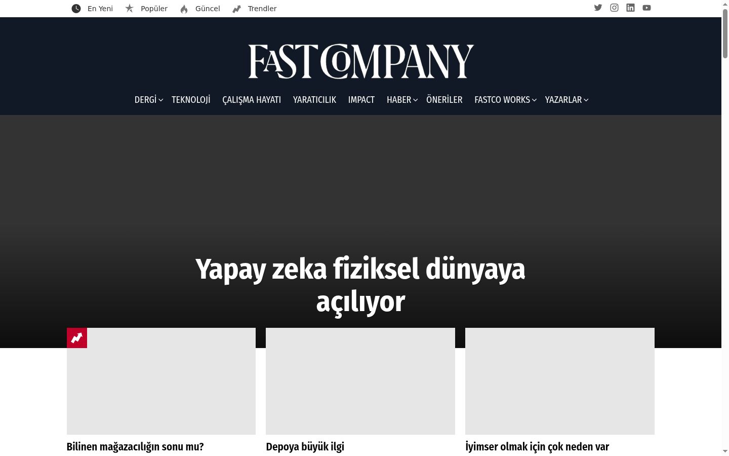 Snimka zaslona bannera za privolu prikazanog prije bilo kakve interakcije