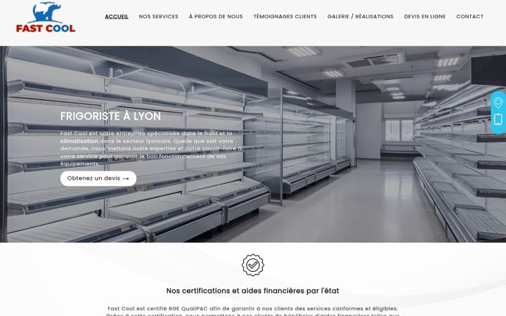 Screenshot of fastcool.fr