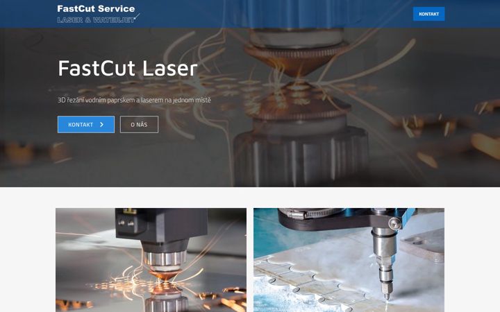 Screenshot of fastcutlaser.cz