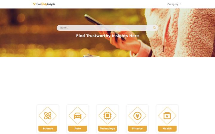 Screenshot of fastdailyinsights.com