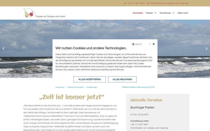 Screenshot of fasten-an-ostsee-und-meer.de