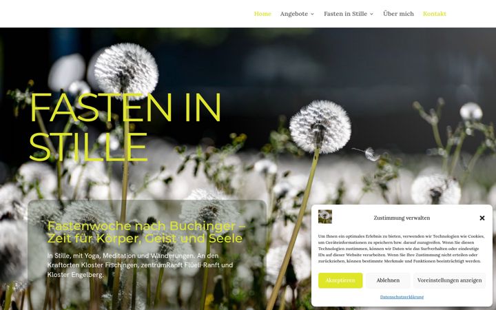Screenshot of fasten-in-stille.ch