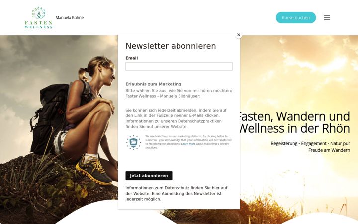 Screenshot of fasten-wellness.de