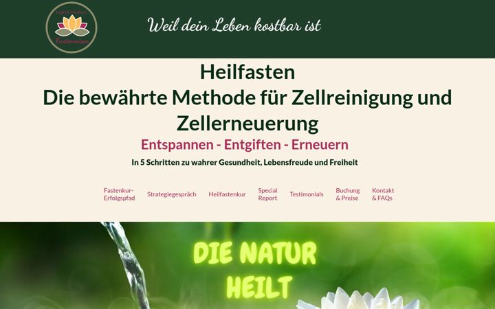 Screenshot of fastenreisen-lindner-chemnitz.de