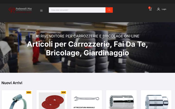 Screenshot of fastenseit.com