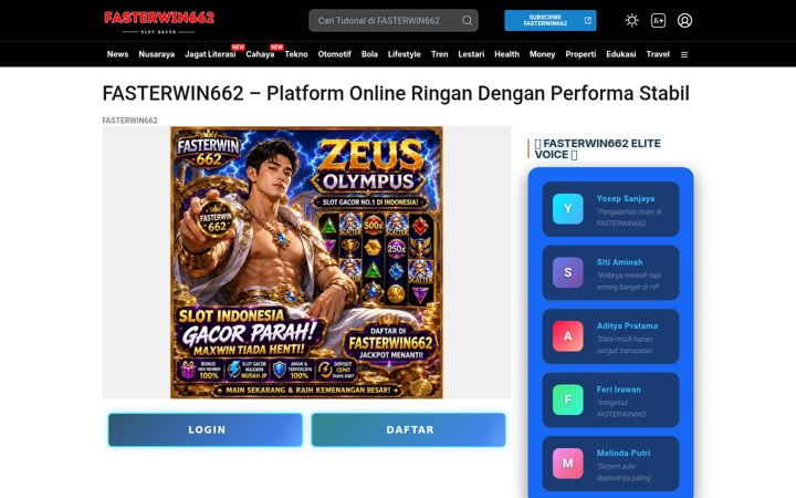 Screenshot of fasterwin662.org