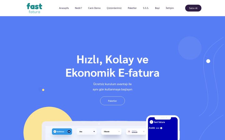 Screenshot of fastfatura.com