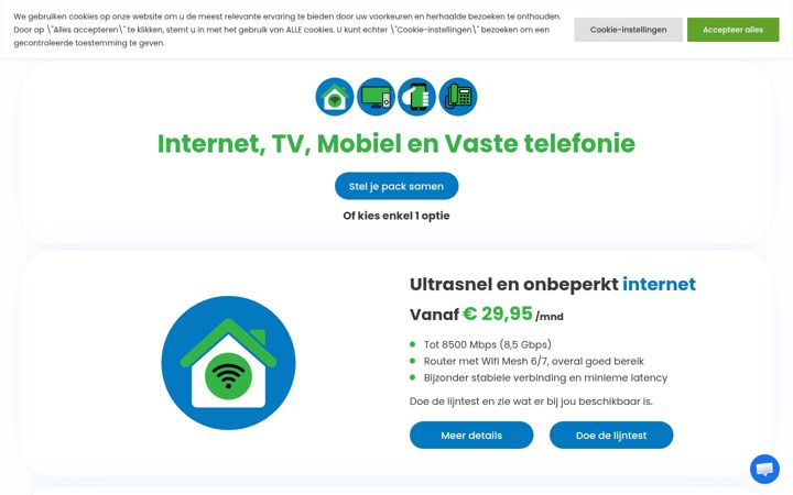 Ekrano kopija fastfiber.be