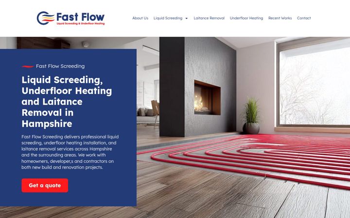Zrzut ekranu fastflowscreeds.co.uk