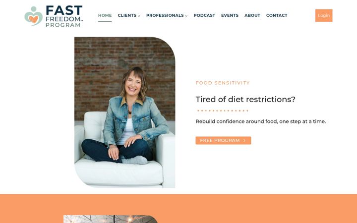 Screenshot of fastfreedomprogram.com