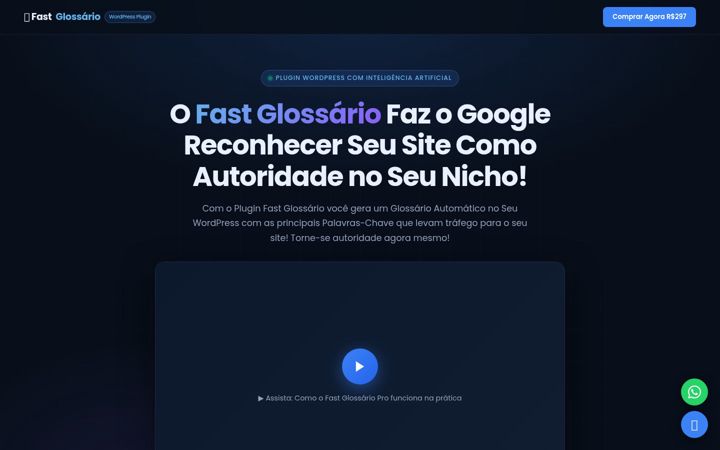 Screenshot of fastglossario.com.br