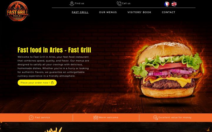 Screenshot of fastgrill-arles.com