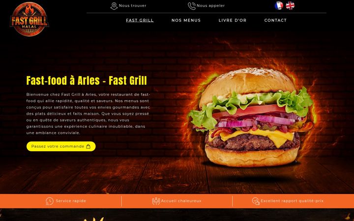 Screenshot of fastgrill-arles.fr