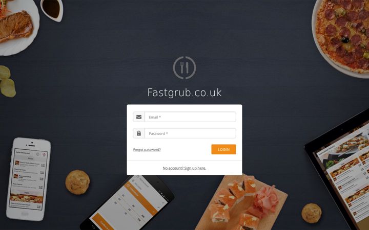 Snímek obrazovky fastgrub.co.uk
