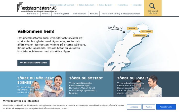Screenshot of fastighetsmastaren.com