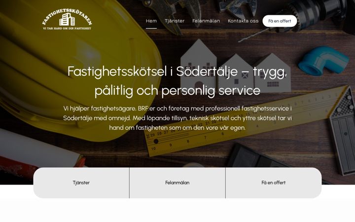 Screenshot of fastighetsskotaren.se