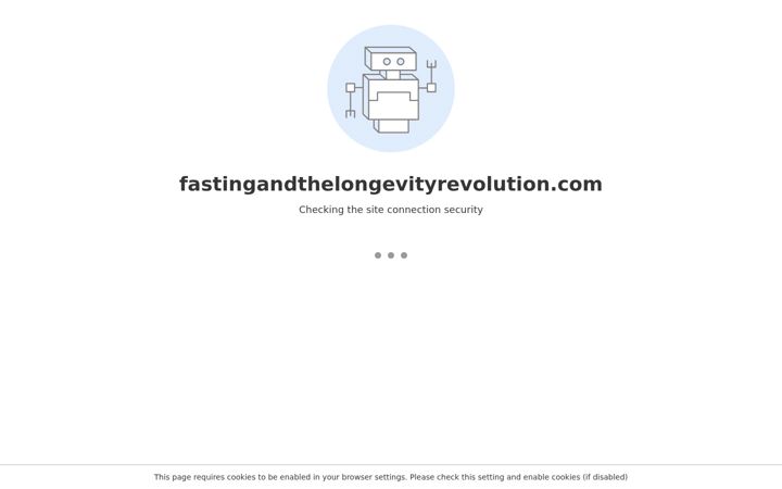 Screenshot of fastingandthelongevityrevolution.com