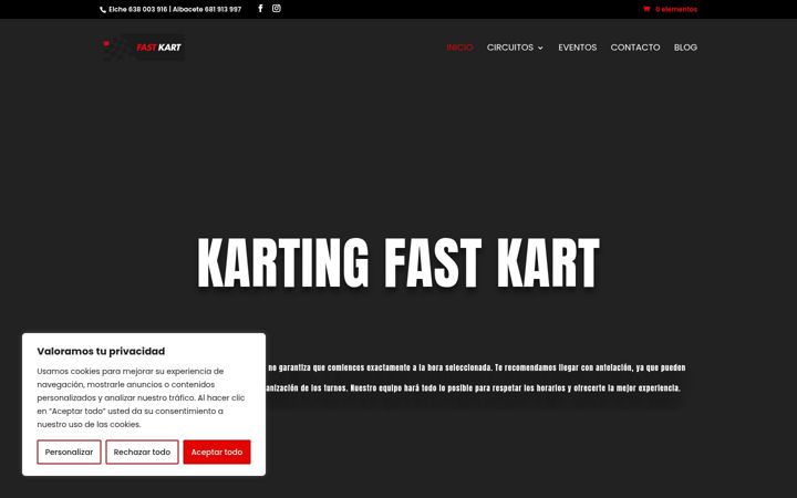Skærmbillede af fastkart.es