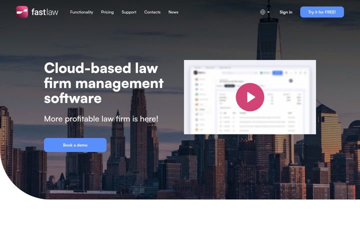 Screenshot of fastlaw.eu