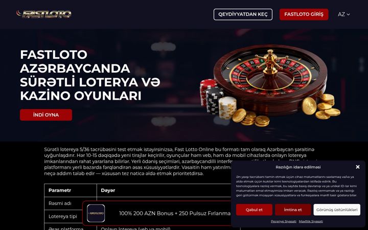 Screenshot of fastloto-casino.com