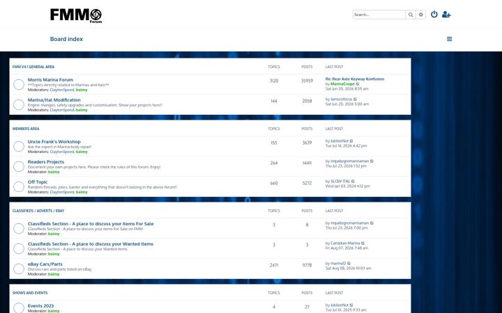 Screenshot of fastmarinamagazine.com
