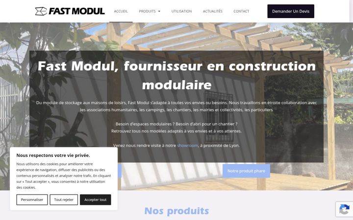 Screenshot of fastmodul.com