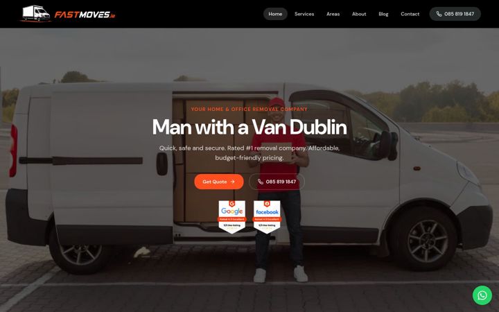 Screenshot of fastmoves.ie