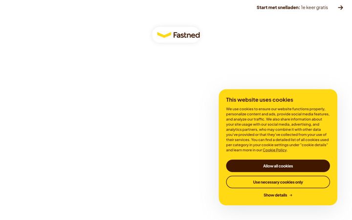 Screenshot of fastned.nl