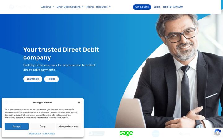 Zrzut ekranu fastpayltd.co.uk