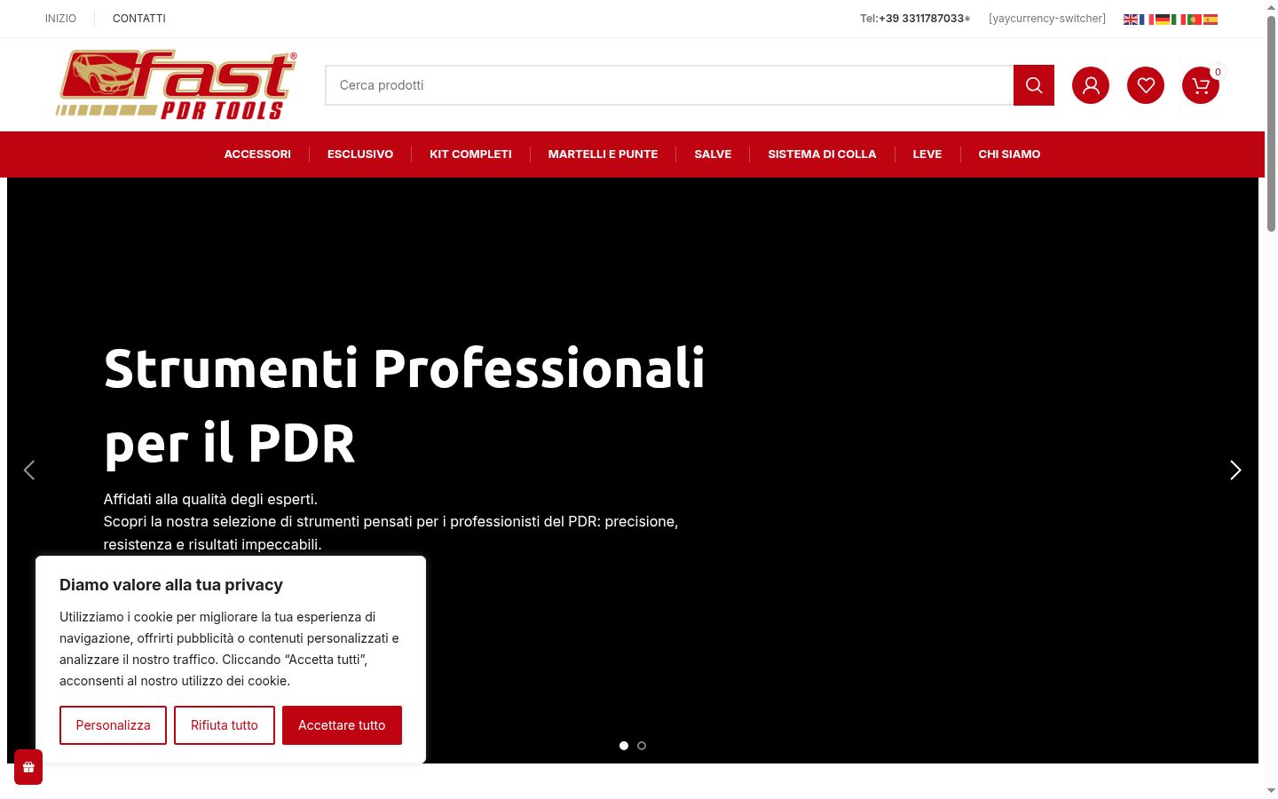 Capture d'écran de la bannière de consentement affichée avant toute interaction
