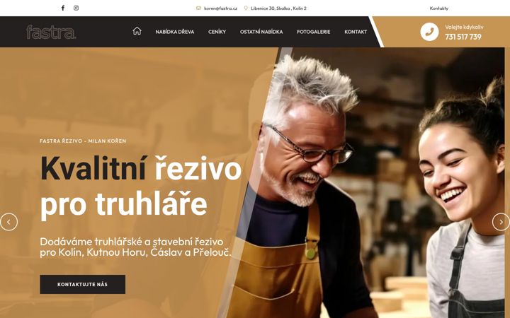 Screenshot of fastra-rezivo.cz