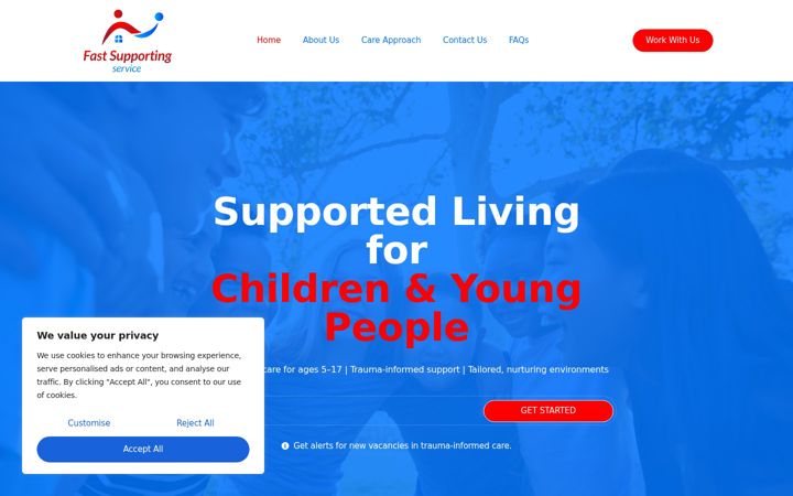 Screenshot of fastsupportingservice.com