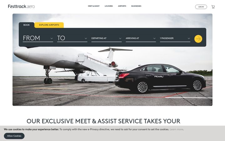 Screenshot of fasttrack.aero