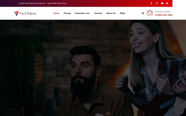 Screenshot of fastviews.ca