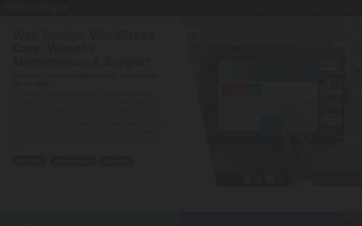 Screenshot of fastwebengine.com