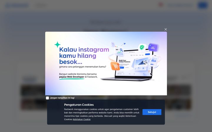 Screenshot of fastwork.id