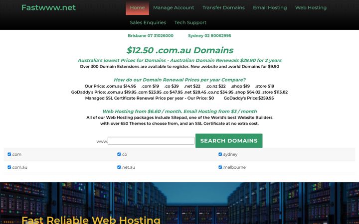 Screenshot of fastwww.net