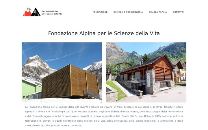 Screenshot di fasv.ch