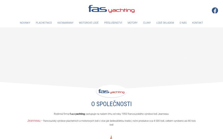 Screenshot of fasyachting.cz