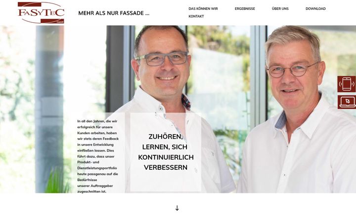 Screenshot of fasytec.de