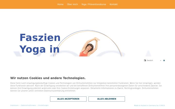 Screenshot of faszien-yoga-berlin.de