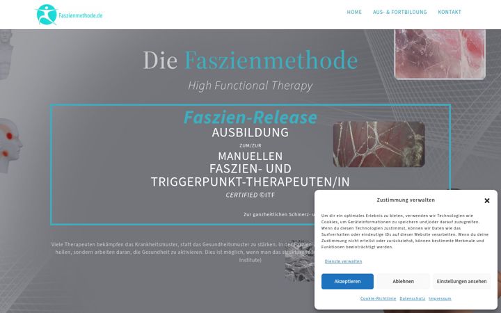 Capture d'écran de faszienmethode.de