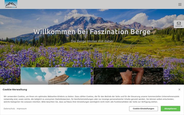 Screenshot of faszination-berge.de