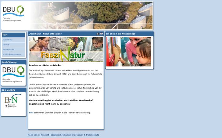 Skjámynd af faszinatur.net