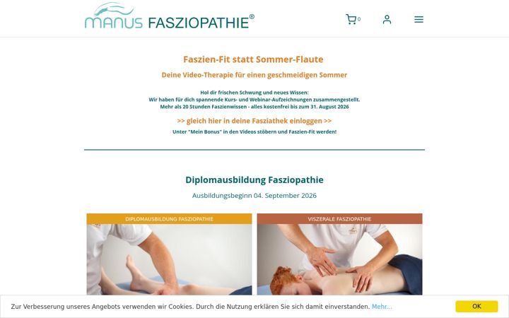Screenshot of fasziopathie.com