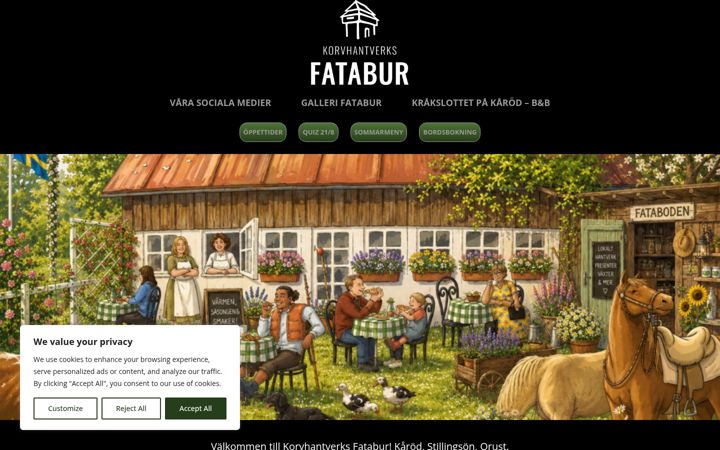 Screenshot of fatabur.se